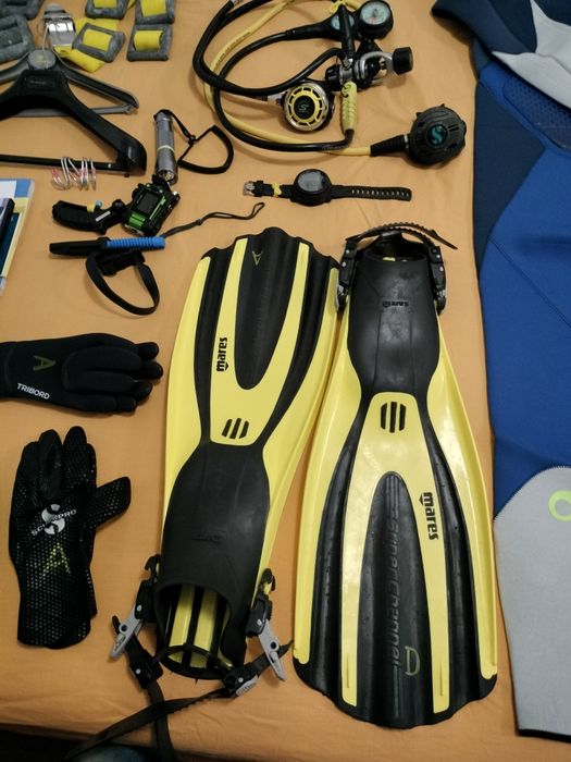 Mergulho ; Scubadiving ; equipamento  variado