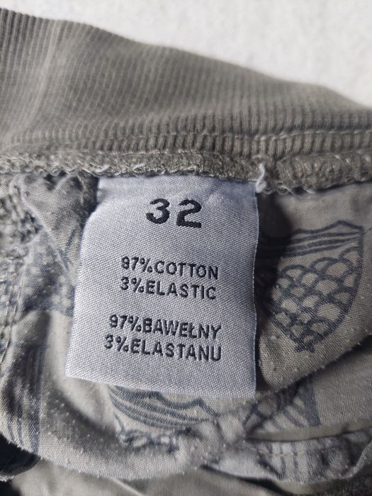 Spodnie bojówki khaki rozm 32