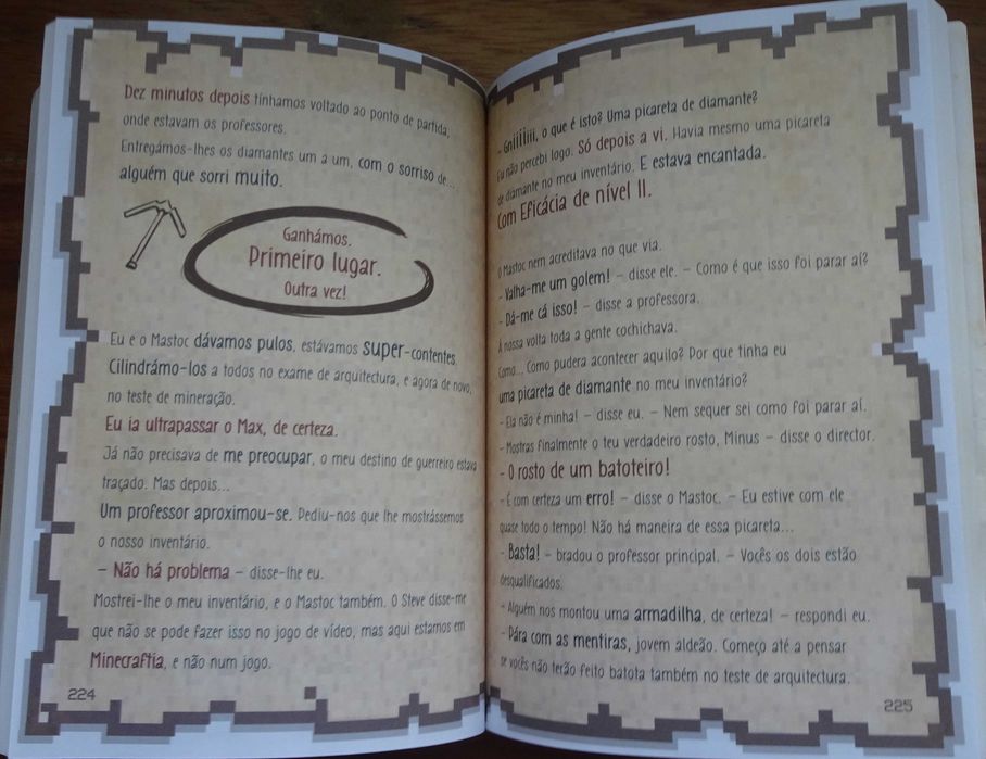 Diário de um Aldeão Caloiro de Cube Kid / Minecraft