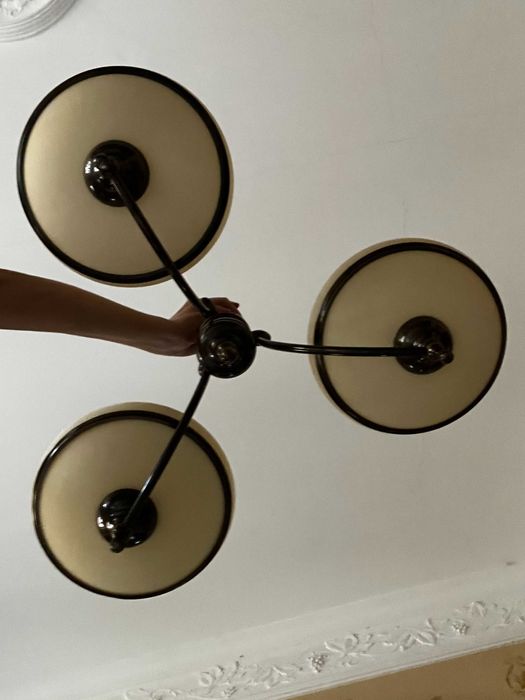 Lampa mosiężna firmy Kutek