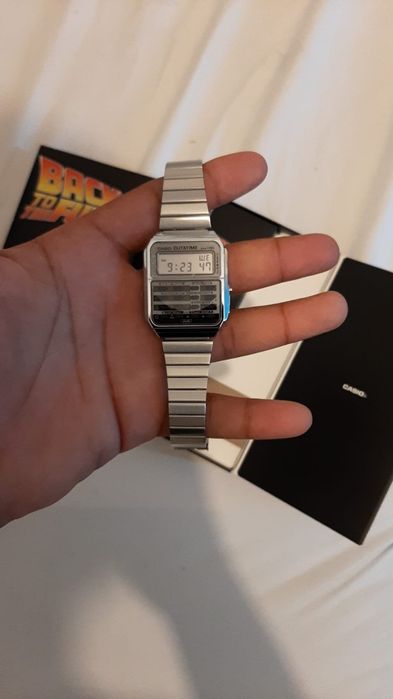 Novo Relógio Casio Black to the future