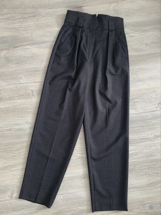 Нові брюки сірі вовняні Massimo Dutti 34 р.
