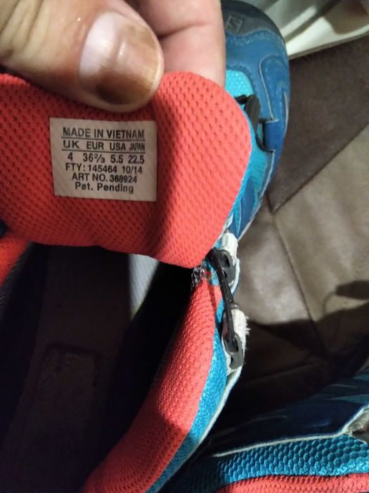 Подростковые трекинговые кроссовки salomon 3d . на парня