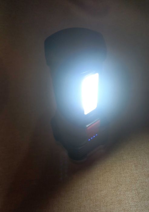 перезаряжаемый светодиодный фонарь с боковым освещением 5 светодиодов