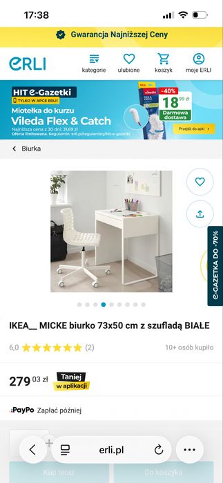 Biurko w batdzo dobrym stanie