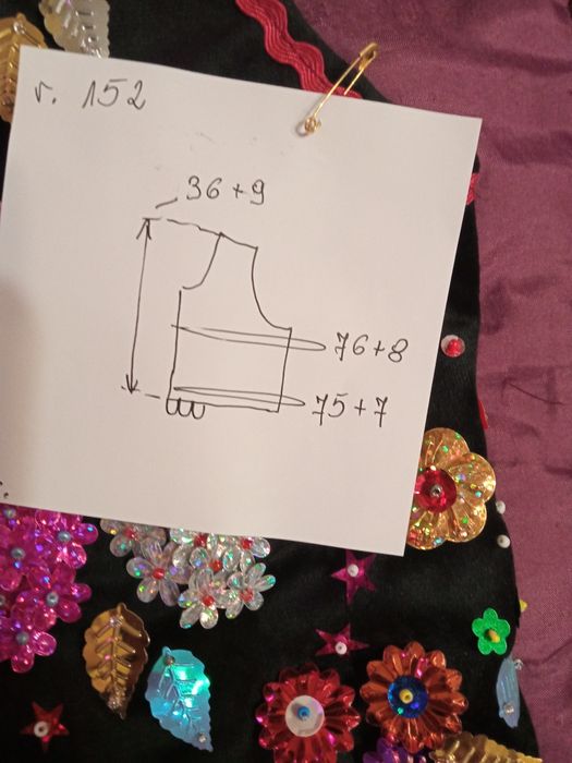 Gorset krakowski r.150