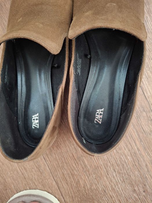Замшеві балетки Zara, в ідеальному  стані