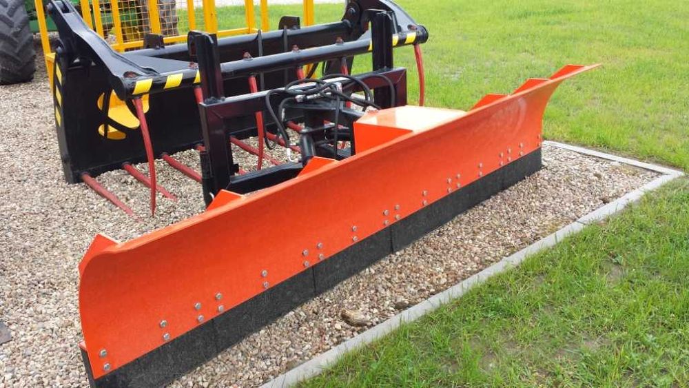 PŁUG DO ŚNIEGU, dwa siłowniki DO ŁADOWARKI JCB lub inne maszyny