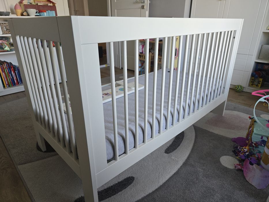 Pinio Łóżeczko-tapczanik 140x70 Łóżko i materac