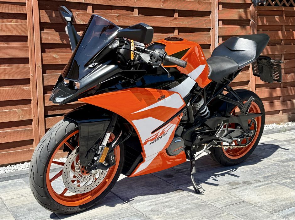 #4•KTM RC 125. 2019/2020.ABS.Przebieg 26 tysiecy.