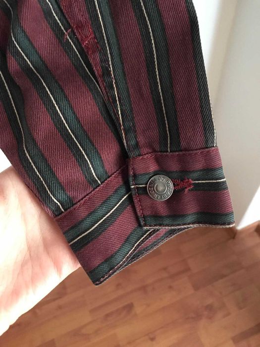 casaco de ganga homem pull&bear blusao vermelho
