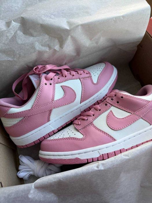 !АКЦІЯ! Nike SB Dunk Pink White 36 37 38 39 40 | найк сб данк рожеві
