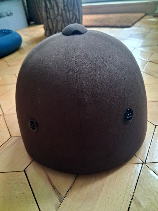 Kask toczek jeździecki jada konna Knightbridge 57 brązowy