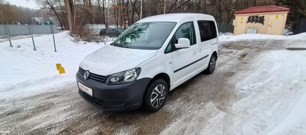 Volkswagen Caddy 1.6 TDI, osobowy, klimatyzacja, bardzo ładny
