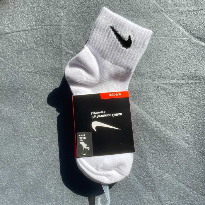 Skarpetki unisex Nike – 6 par, skarpetki do połowy łydki, logo Nike
