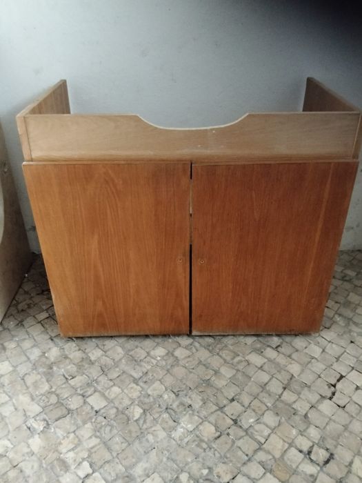 Movel WC  marmore com movel