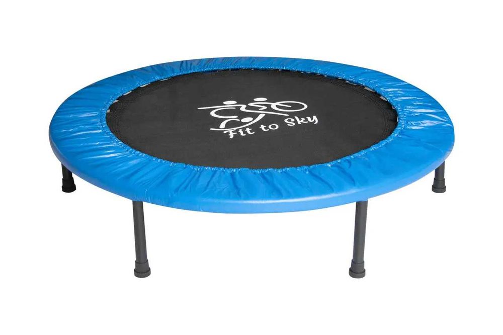 Батут кімнатний складний FitToSky 102 см, зелений,синій,червоний