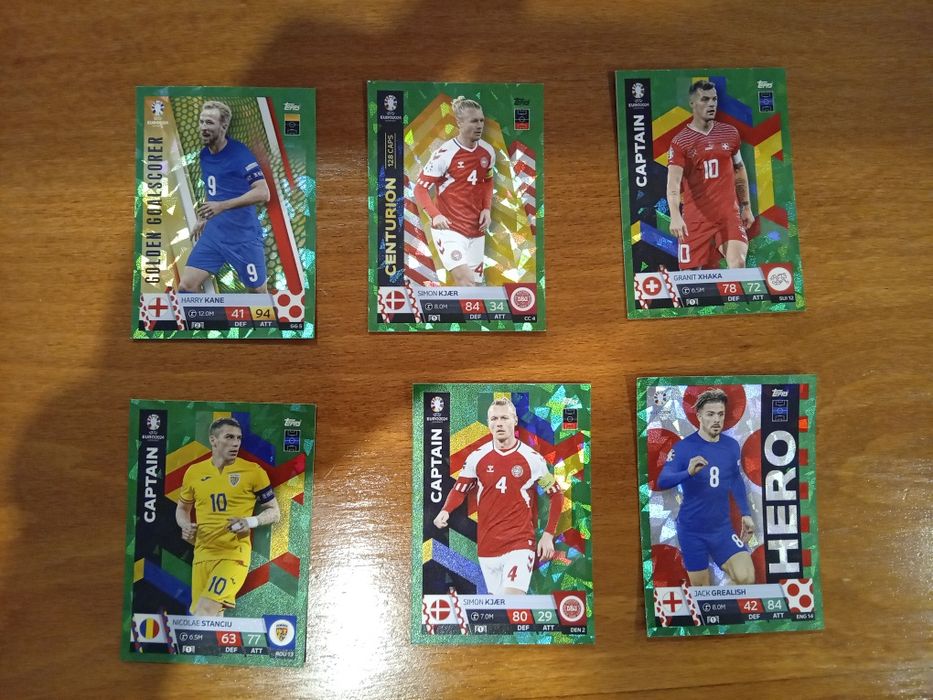 Cartas Topps Match Attax Euro 2024