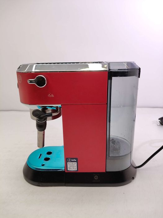 Kolbowy ekspres ciśnieniowy De'Longhi Dedica Style 1350 W czerwony