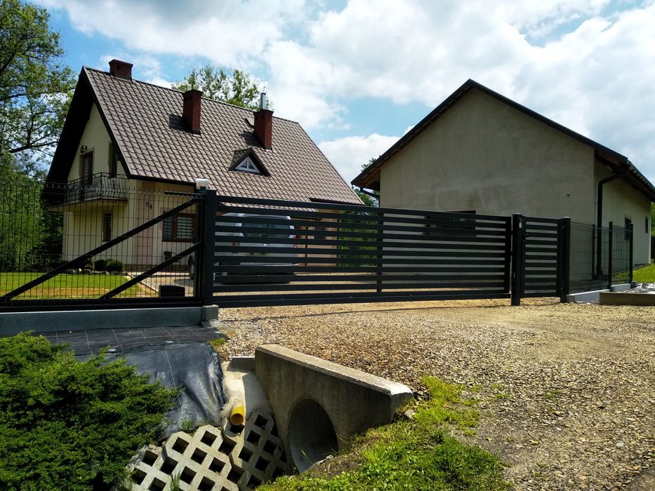 Brama przesuwna ocynk +RAL