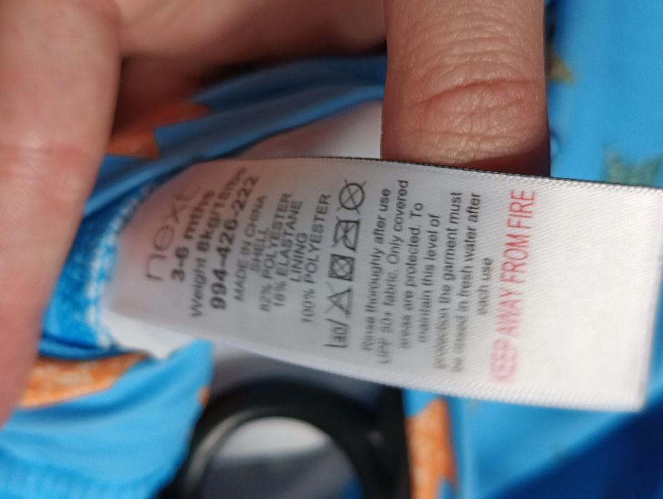 Strój kąpielowy z uv upf50 na 74 next