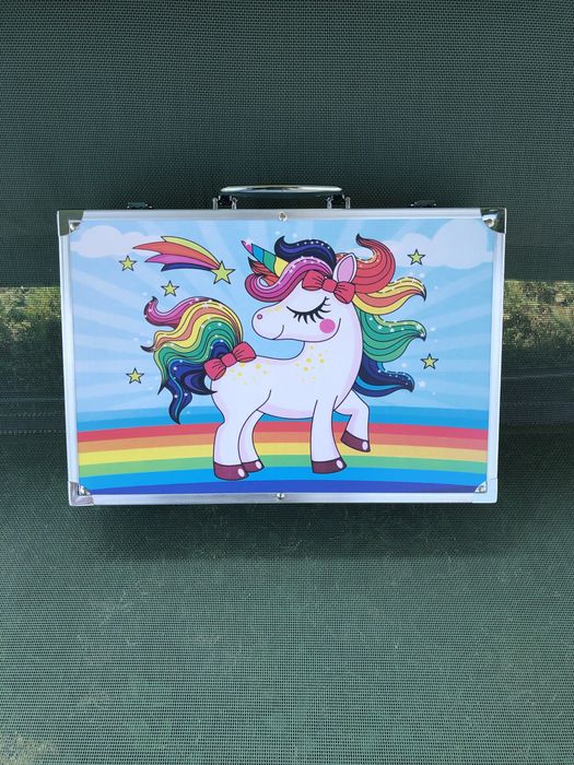 набір для творчості малювання фарби 145шт набор для рисования Єдиноріг