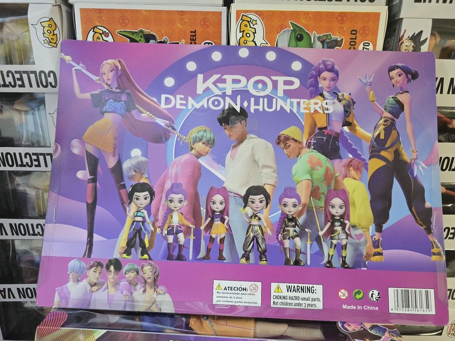 Pack k pop demon hunters figuras novas em caixa seladas