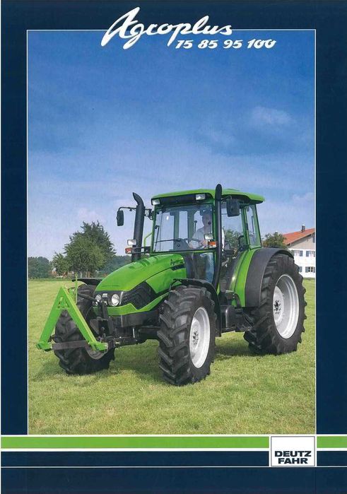 Instrukcja napraw Deutz Fahr Agroplus 75 ; 85 ; 95; 100 katalog napraw