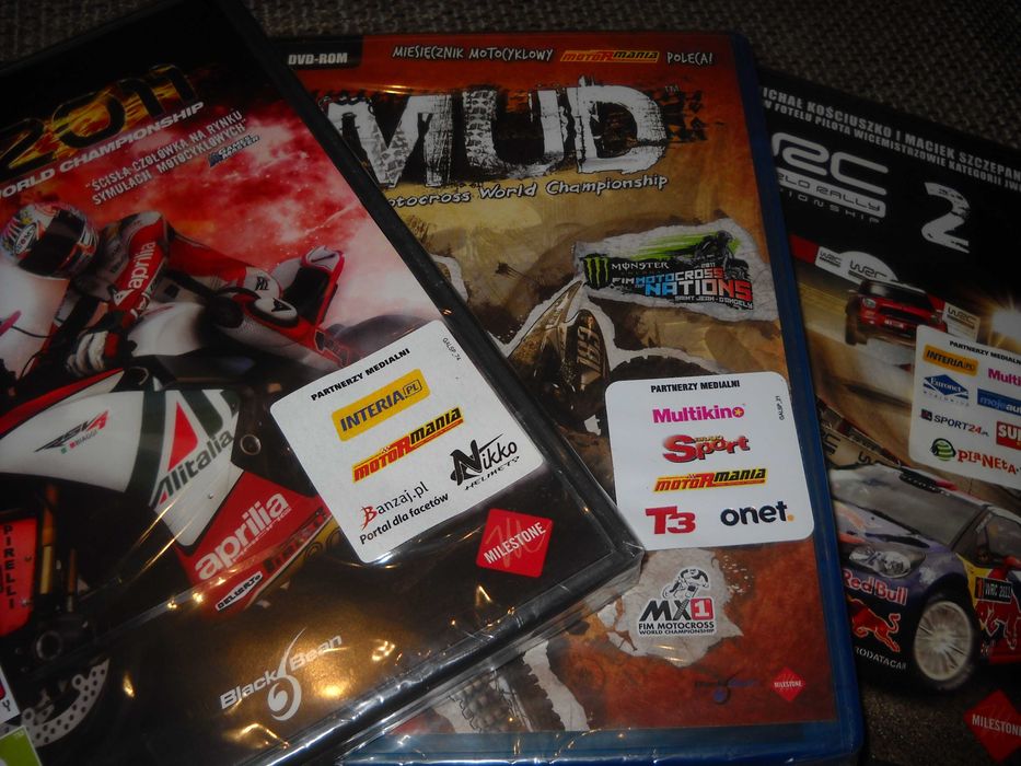 Pak Gier - WRC 2 + MUD + SBK 2011 - Folia - Nowe - PL - 3x HIT