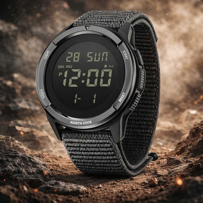 Чоловічий цифровий годинник NORTH EDGE 2025 TERRAX