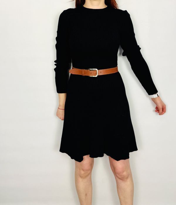 Czarna dzianinowa sukienka  M/L 38/40 Primark