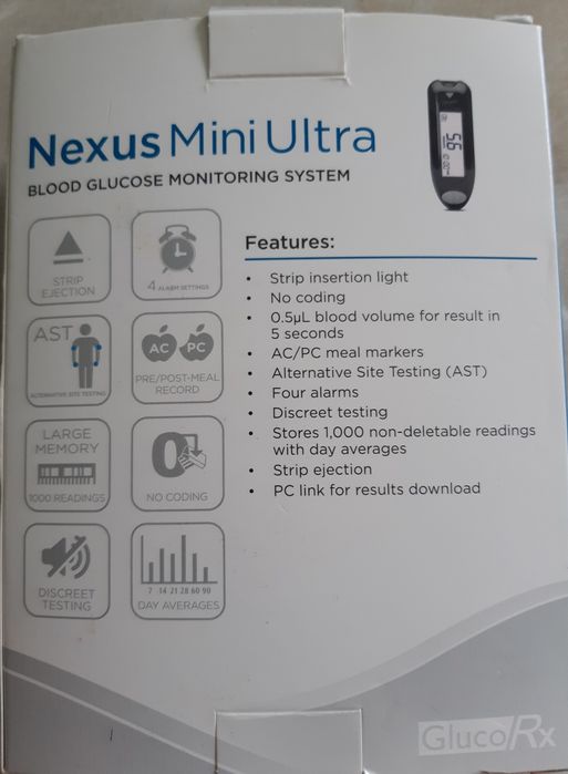Глюкометр Nexus Mini Ultra