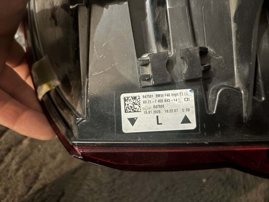 lampa lewa bmw f40 europa