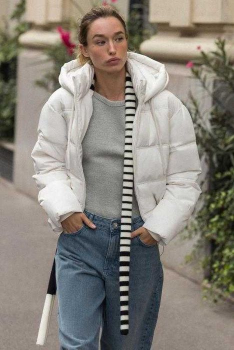 Жіноча тепла курточка Zara куртка зимова зара зимняя куртка S розмір