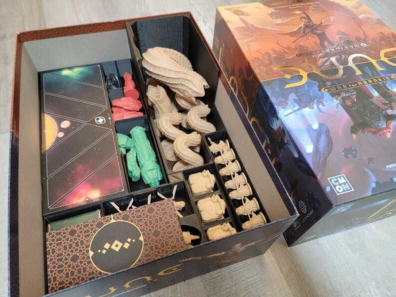 Insert organizer do gry Wojna o Arrakis (Dune: War for Arrakis) + dodatki
