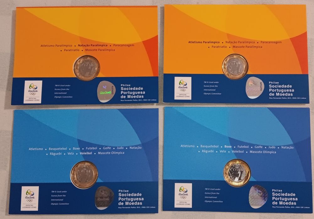 Coleção Ref. 1: Moedas Comemorativas