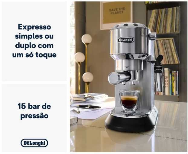 Máquina de Café Manual DELONGHI Dedica Style