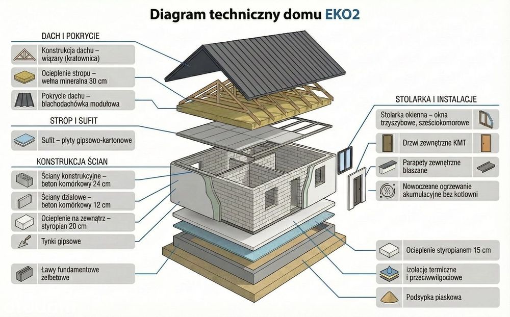 Elgiszewo. Dom w pobliżu jeziora Okonin i Golubia - Widok 6
