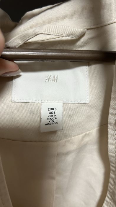 Тренч бежевий h&m
