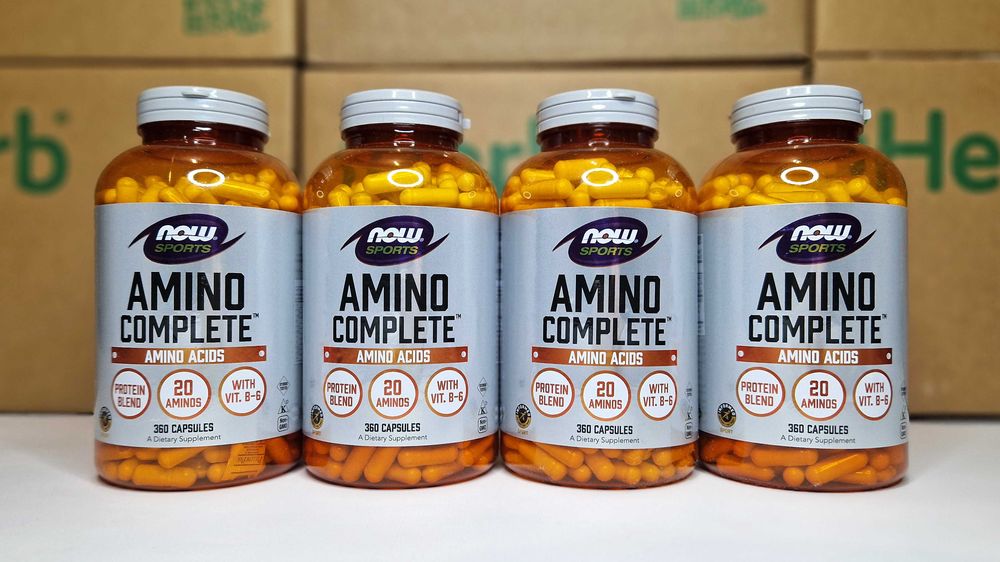 Амінокислоти NOW Foods Sports Amino Complete, 120, 360шт. Аминокислоты