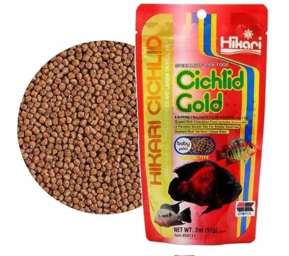 Hikari CichlidGold Baby pelet 57g GRUBY KOCUR zoologiczny UL. SŁODKA