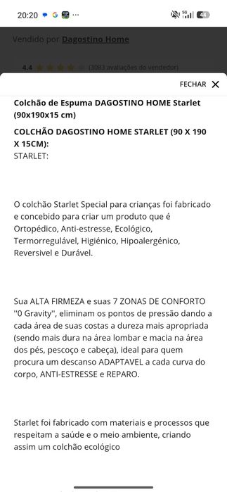 Vendo estrado e colchão