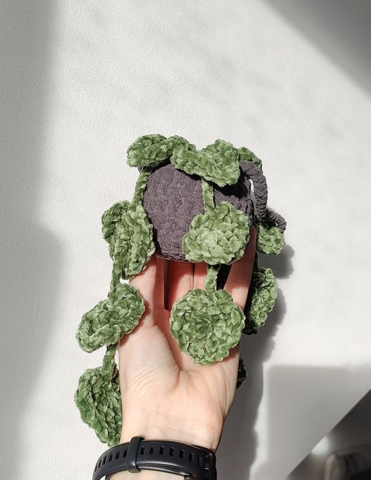 Planta Monstera Pendente - Crochet