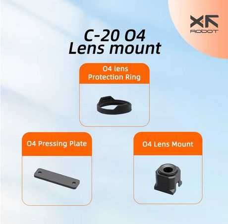 Dji O4 adapter do gimbala caddx/xf-robot