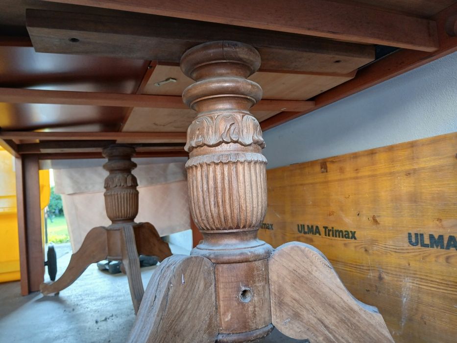 Pés para mesa em Madeira maciça ( 2x unidades )