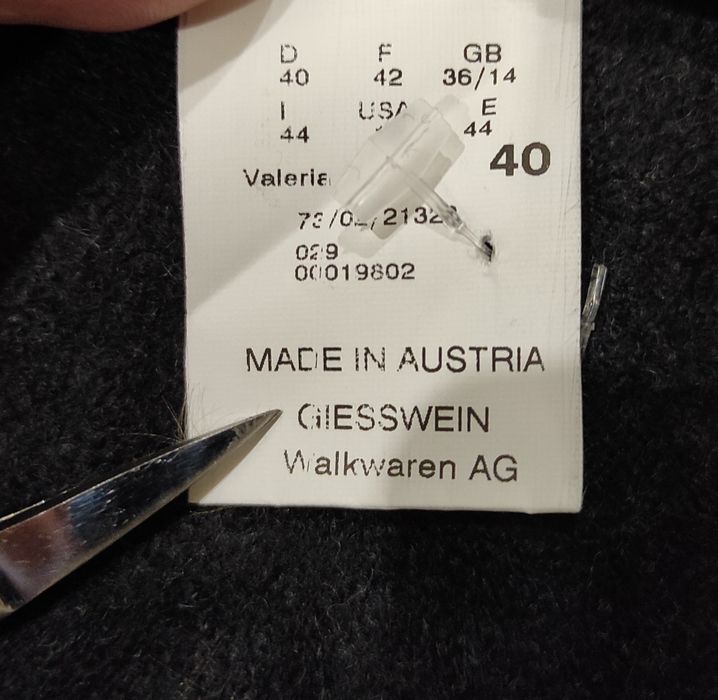 L Giesswein wool оригінальний жіночий жакет, пальто