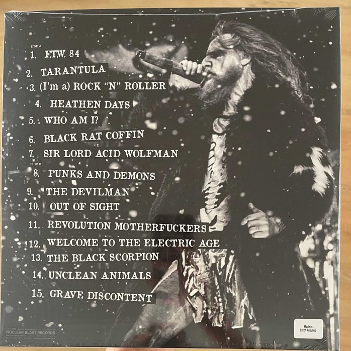 LP (Ghostly Black) Rob Zombie - Great Satan