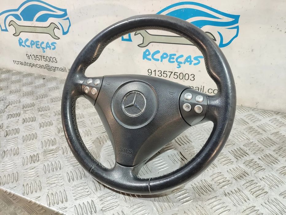 Volante Completo em Pele Multifunções Mercedes Benz SLK R171