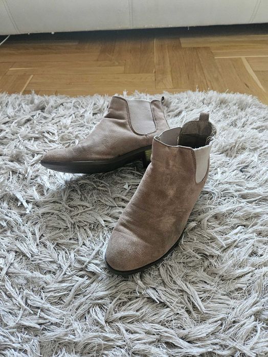 Botki zamszowe 38 New Look nude