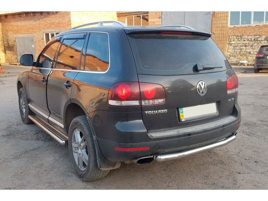Задній захист AK002 для Volkswagen Touareg 2002-2010 Нержавіюча сталь (2 шт.)